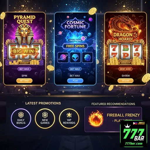Exciting gameplay at 777bar, the best online casino in the Philippines - 777bar